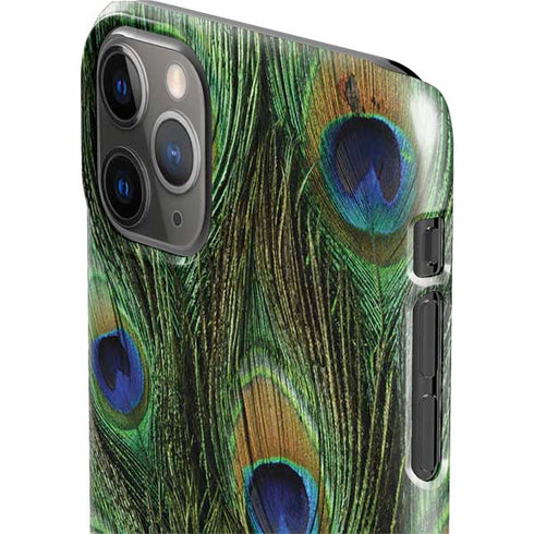 Peacock Animal Print iPhone 11 Pro Max Lite Case