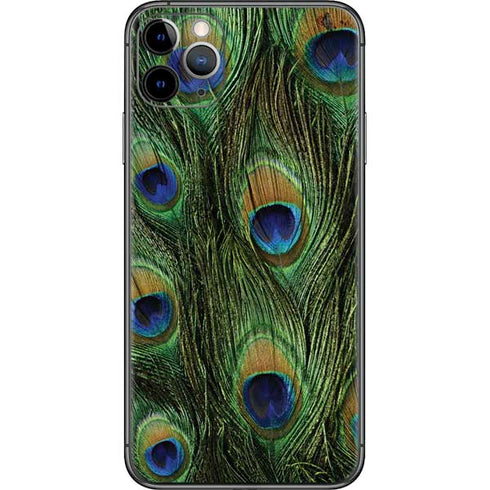 Peacock Animal Print iPhone 11 Pro Max Skin