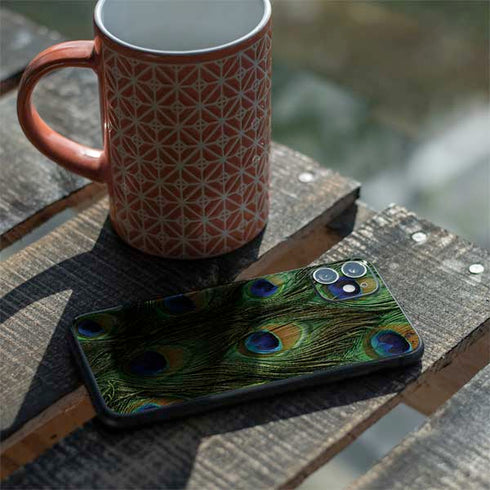 Peacock Animal Print iPhone 11 Skin