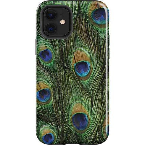 Peacock Animal Print iPhone 12 Impact Case