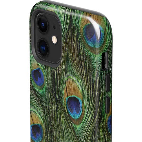 Peacock Animal Print iPhone 12 Impact Case