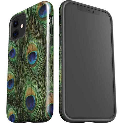 Peacock Animal Print iPhone 12 Impact Case