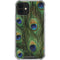 Peacock Animal Print iPhone 12 Mini Clear Case