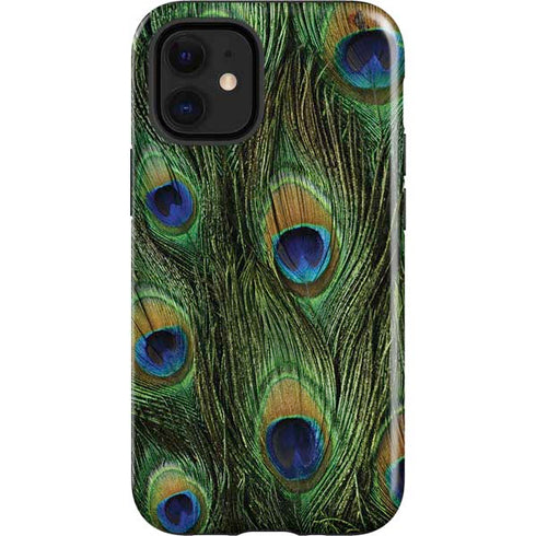 Peacock Animal Print iPhone 12 Mini Impact Case