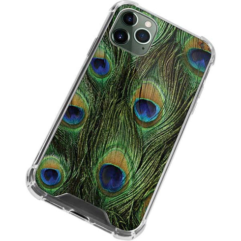 Peacock Animal Print iPhone 12 Pro Max Clear Case