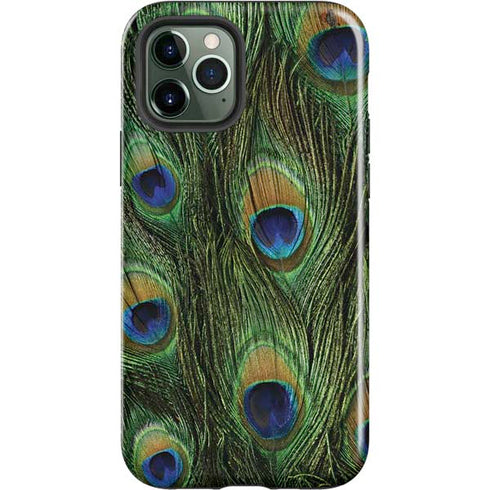 Peacock Animal Print iPhone 12 Pro Max Impact Case