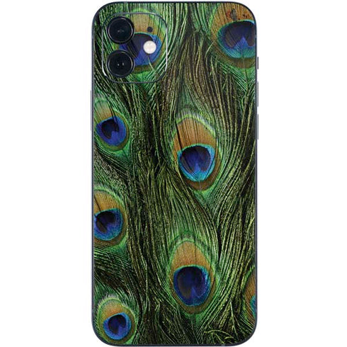 Peacock Animal Print iPhone 12 Skin