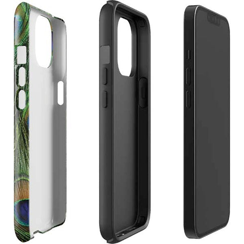 Peacock Animal Print iPhone 13 Impact Case