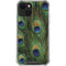 Peacock Animal Print iPhone 13 Mini Clear Case