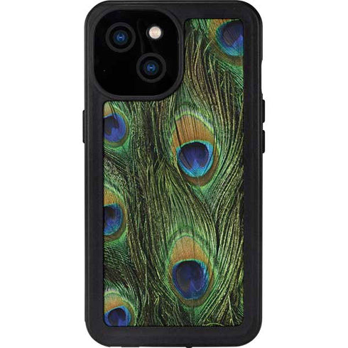 Peacock Animal Print iPhone 13 Mini Waterproof Case
