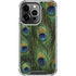Peacock Animal Print iPhone 13 Pro Clear Case