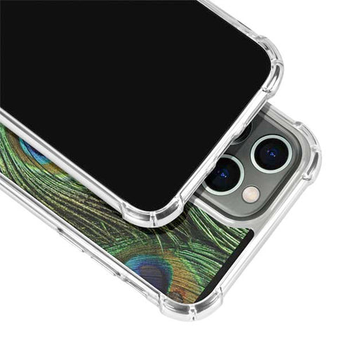 Peacock Animal Print iPhone 13 Pro Clear Case