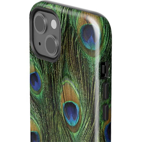 Peacock iPhone 15 Impact Case