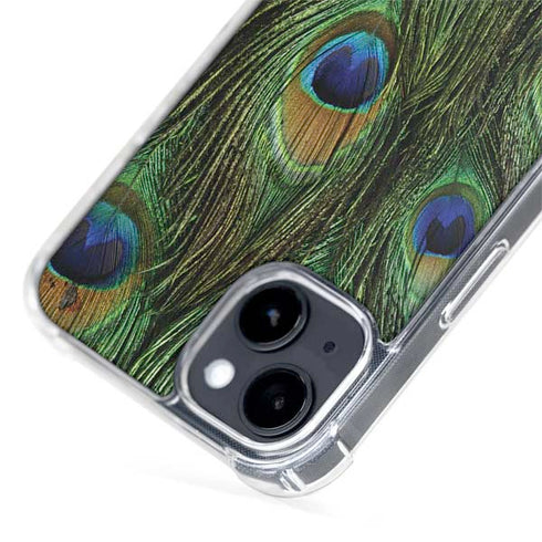 Peacock Animal Print iPhone 14 Plus MagSafe Case