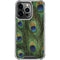 Peacock iPhone 15 Pro Clear Case