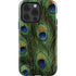 Peacock Animal Print iPhone 14 Pro Impact Case
