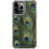 Peacock Animal Print iPhone 14 Pro Max Clear Case