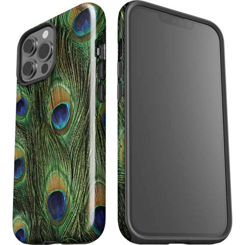 Peacock iPhone 15 Pro Max Impact Case