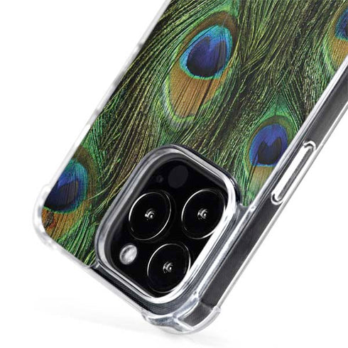 Peacock Animal Print iPhone 14 Pro Max MagSafe Case
