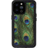 Peacock Animal Print iPhone 14 Pro Max Waterproof Case