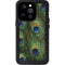 Peacock Animal Print iPhone 14 Pro Waterproof Case