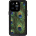 Peacock Animal Print iPhone 14 Pro Waterproof Case