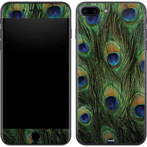 Peacock Animal Print iPhone 8 Plus Skin