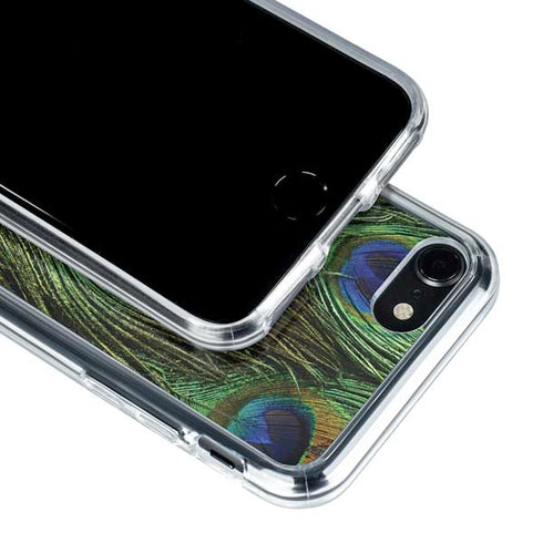 Peacock Animal Print iPhone SE (2nd & 3rd Gen) Clear Case