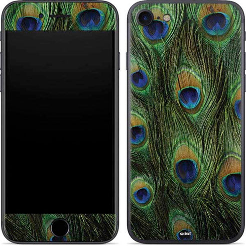 Peacock Animal Print iPhone SE (2nd & 3rd Gen) Skin