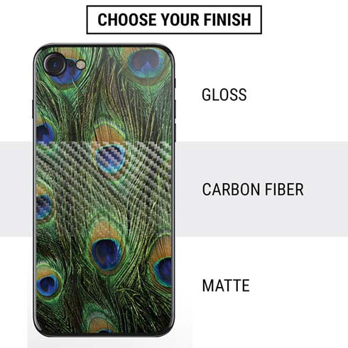 Peacock Animal Print iPhone SE (2nd & 3rd Gen) Skin