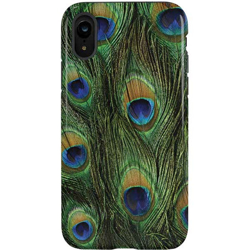 Peacock Animal Print iPhone XR Pro Case