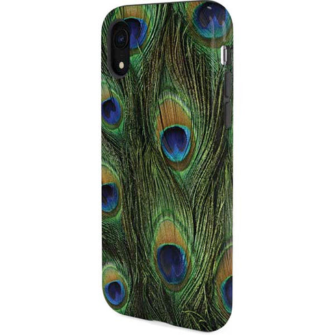 Peacock Animal Print iPhone XR Pro Case