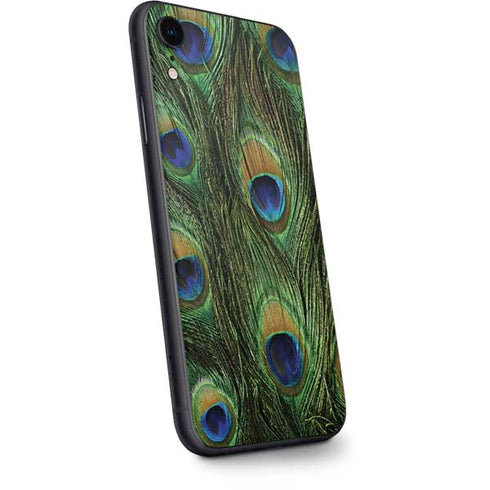 Peacock Animal Print iPhone XR Skin