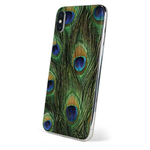 Peacock Animal Print iPhone XS Max Skin