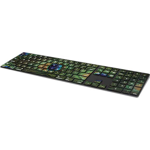 Peacock Animal Print Magic Keyboard with Numeric Keypad Skin