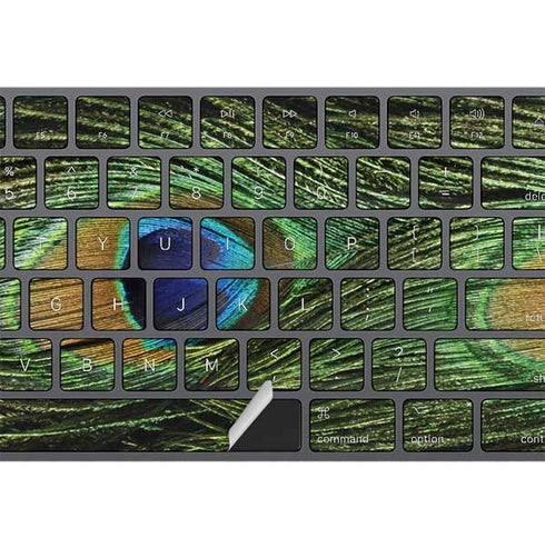 Peacock Animal Print Magic Keyboard with Numeric Keypad Skin