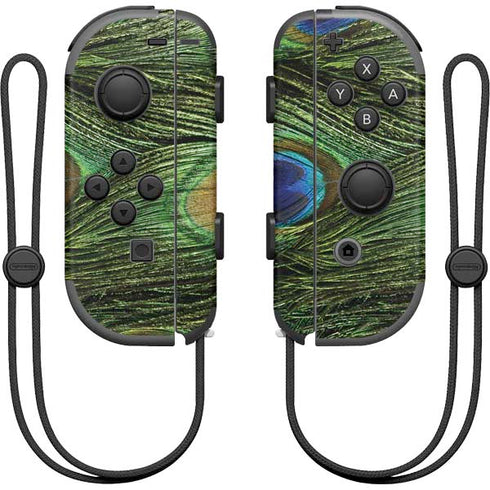 Peacock Animal Print Nintendo Joy-Con (L/R) Controller Skin