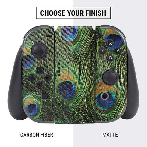 Peacock Animal Print Nintendo Switch Bundle Skin