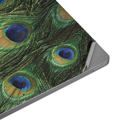 Peacock Animal Print Universal Laptop 16.6in (13.4 x 9.7in) Skin
