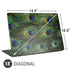 Peacock Animal Print Universal Laptop 18in (14.6 x 10.6in) Skin