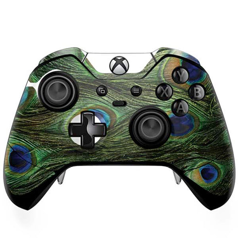 Peacock Animal Print Xbox One Elite Controller Skin