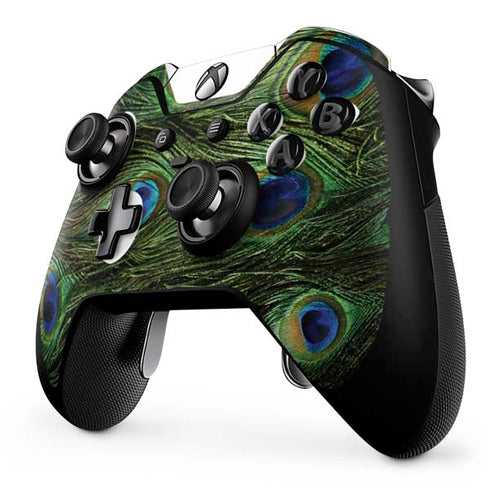 Peacock Animal Print Xbox One Elite Controller Skin