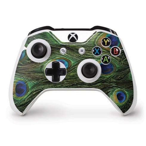 Peacock Animal Print Xbox One S Controller Skin