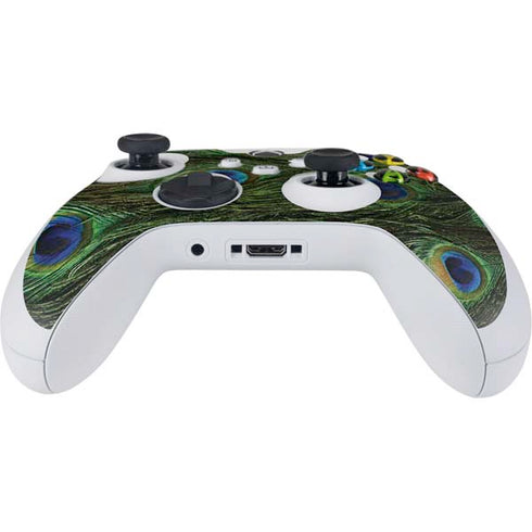 Peacock Animal Print Xbox Series S Controller Skin