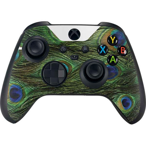 Peacock Animal Print Xbox Series X Controller Skin