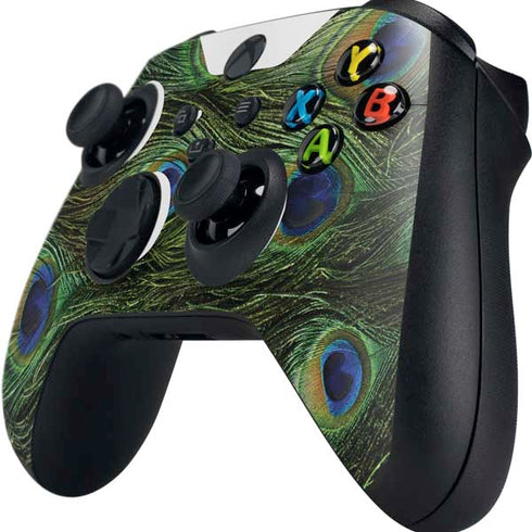 Peacock Animal Print Xbox Series X Controller Skin
