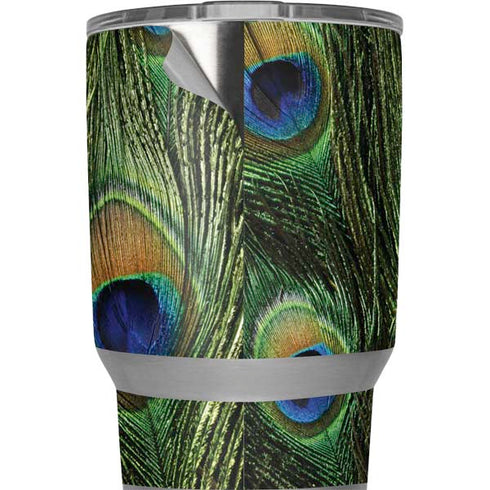 Peacock Animal Print Yeti 20oz Tumbler Skin