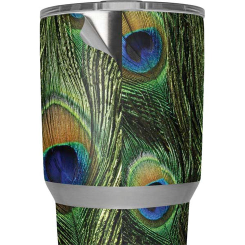 Peacock Animal Print Yeti 30oz Rambler Tumbler Skin