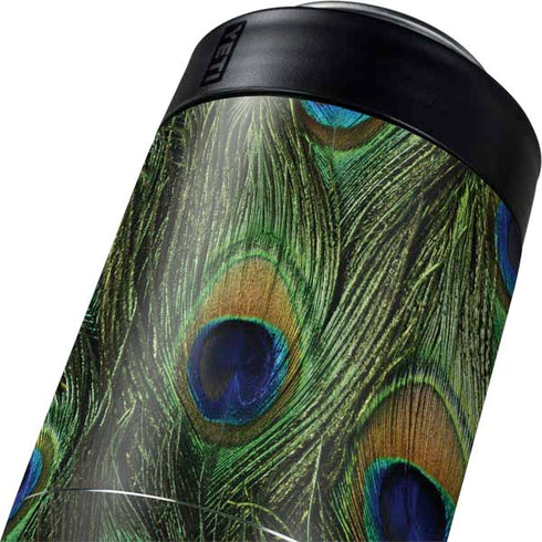 Peacock Animal Print Yeti Colster Can Insulator Skin