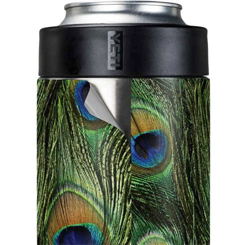 Peacock Animal Print Yeti Colster Can Insulator Skin